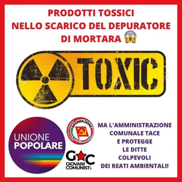 Allerta inquinanti: ‘Diteci quali industrie si servono del depuratore di Mortara’