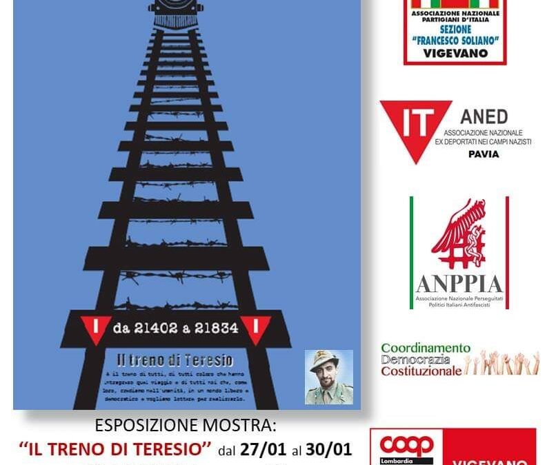 Esposizione mostra “Il treno di Teresio” dal 27/1 al 30/1 presso “Il Ducale” Ipercoop Vigevano