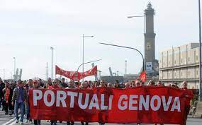 Basta guerra. Intervento di Abbà di adesione alla manifestazione nazionale a Genova con i portuali.